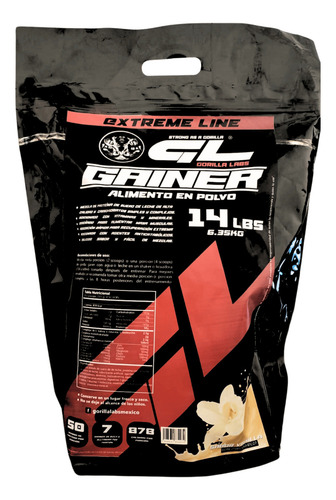 Gorilla Labs Mass Gainer 14 Libras Vainilla