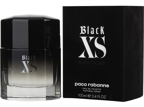 Perfume Black Xs Paco Rabanne Para Caballero 100 Ml