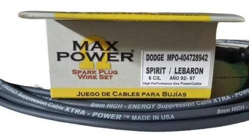 Cables De Bujias Dodge Spirit- Lebaron 6 Cil