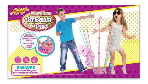 Imagen 2 de 3 de Micrófono Estrella De Pop Mi Alegría