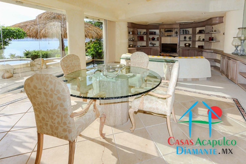 Cad Las Brisas Villa Del Sol. Terraza Con Asoleadero. Alberca Con Jacuzzi Y Palapa Con Wet Bar