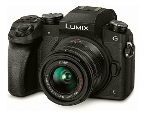 Panasonic Lumix Dmc-g7kk Dslm Mirrorless 4k Camera, 14-42 Mm