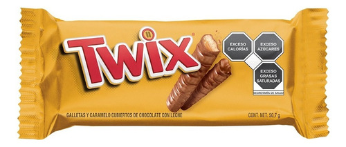 Twix 36 Pz Chocolate Con Galleta Y Caramelo De 50.7g