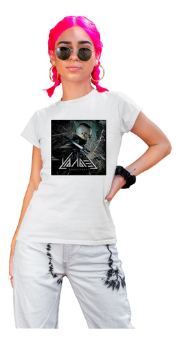 Playera Color Blanco Yandel Tour Reggaeton Discografia 