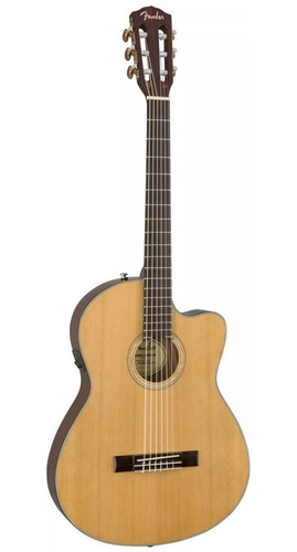 Guitarra Electroacústica Fender Nylon Cn-140sce Natural