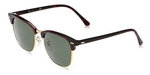 Ray-ban Rb3016f Clubmaster Low Bridge Fit Square 335kw