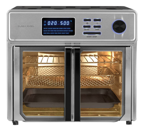 Kalorik Maxx® - Horno Freidora De Aire Digital Completo De. Color Acero Inoxidable