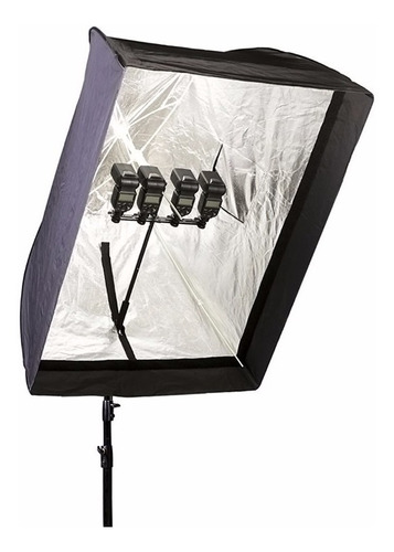 Imagen 8 de 8 de Soft Box Caja Luz 90x120 Cm Phottix Plegable Tipo Sombrilla