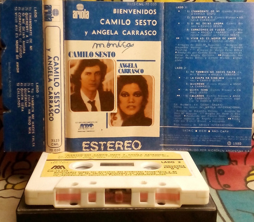 Casete De Camilo Sesto Y Angela Carrasco-bienvenidos