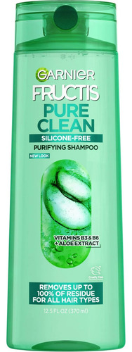 Shampoo Garnier Fructis Pure Clean Sin Silicona 370ml