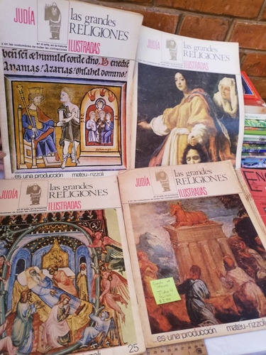 Lote De 4 Revistas Las Grandes Religiones Judía Ilustradas