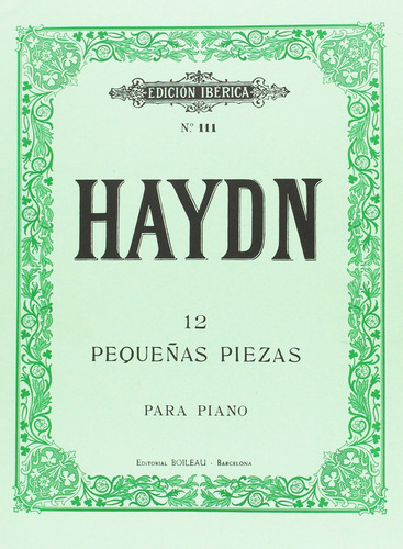 12 Pequeñas Piezas Haydn, Franz Joseph Boileau