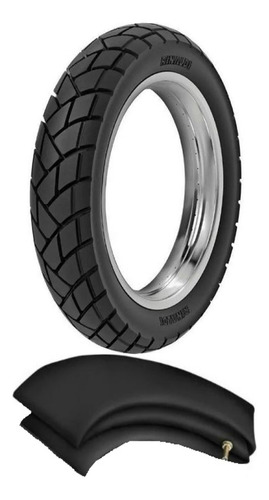 Pneu Traseiro E Câmara 110/90-17 R34 Rinaldi Bros Crosser150