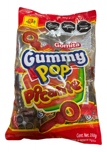 Gomita Gummy Pop Picante 25pz