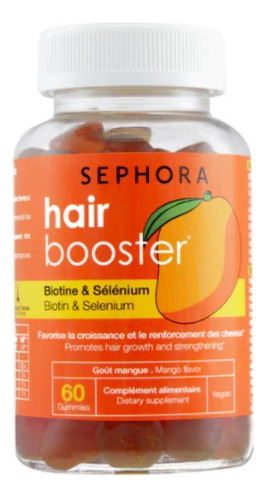 Sephora Biotina Selenium Hair Booster X 60 Gomas