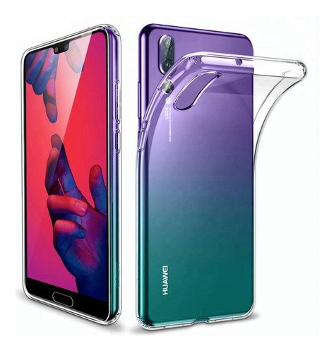 Funda Case Para Huawei P20 Tpu 100% Transparente Antishock