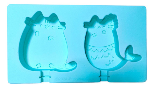 Molde De Silicon Para Paletas, Pusheen Amigos De Hello Kitty