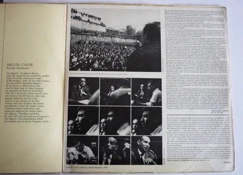 Salvador Espriu - Cançons De La Roda Del Temps - Lp Vinilo (Usado)