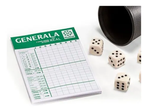 Juego De Mesa Generala Real 5 Dados Profesionales Ruibal