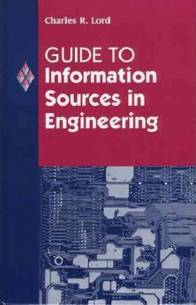Libro Guide To Information Sources In Engineering - Charl...