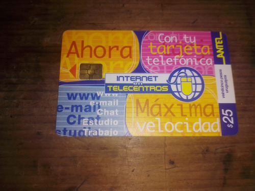 Tarjeta Telefónica De Antel - 205b - 205a