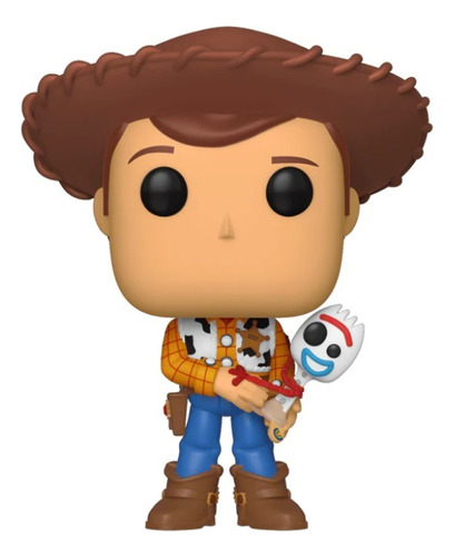 Funko Pop Toy Story 04 Hot Topic-sheriff Woody Holding Forky