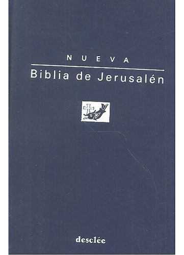 Libro: Biblia De Jerusalén De Bolsillo Modelo 1. Escuela Bíb