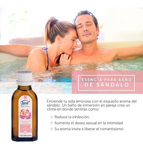 Imagen 4 de 8 de Swiss Just Esencia De Sándalo 50ml Sensualidad Y Armonia