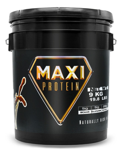 Proteína Isolate Maxi Protein Whey 9 Kg Sabor Mazapan