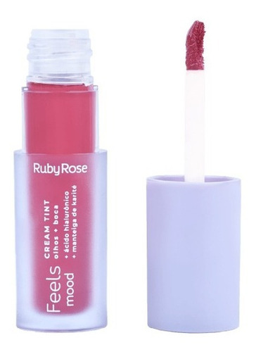 Cream Tint Para Lábios E Olhos Berry 4ml - Ruby Rose Acabamento Matte Cor C40