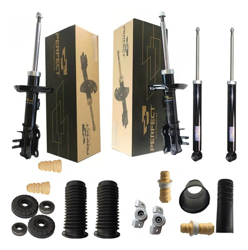 Amortecedor Diant Traseiro Onix Prisma 2012 A 2019 Com Kit