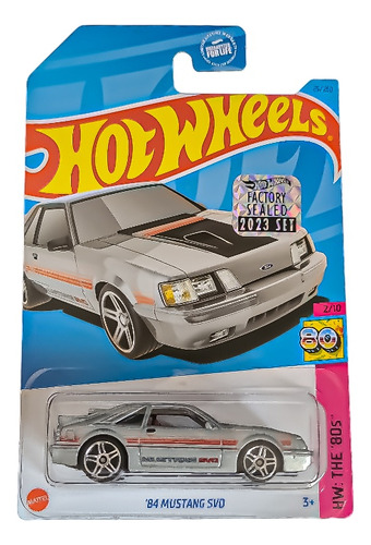 Hot Wheels Mustang 84 Svo The 80's Factory Sealed 2023 2/10