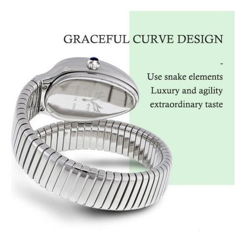 Relojes De Lujo Con Diamantes En Forma De Serpiente Missfox