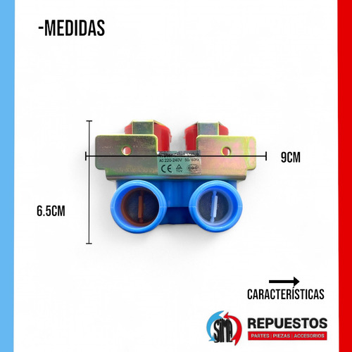 Valvula Lavarropas Consul 600 Eslabon De Lujo Sima Repuestos