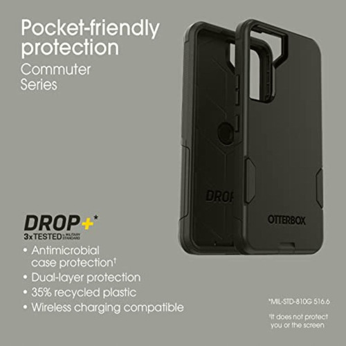 Otterbox Commuter Series Funda Para Galaxy S22, Color Negro