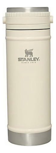 Stanley Taza Clásica De Viaje, Prensa Francesa, 16 Onzas, Color Crema Brillante