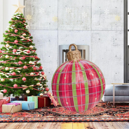 Bola Inflable De Navidad 60cm Atmósfera Festiva Inflable