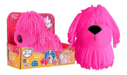 Imagen 1 de 8 de Peludito Perro Rosa Movimiento Y Sonido - Shine E.full