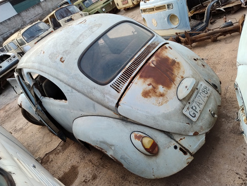 Fusca 1965 Documentação Em Dia Para Restauro Pé De Boi Split