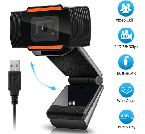 Cámara Web De 720p Hd Usb Para Videoconferencias