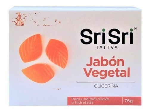 Jabon Vegetal Srisri Con Glicerina X 75 Gr.