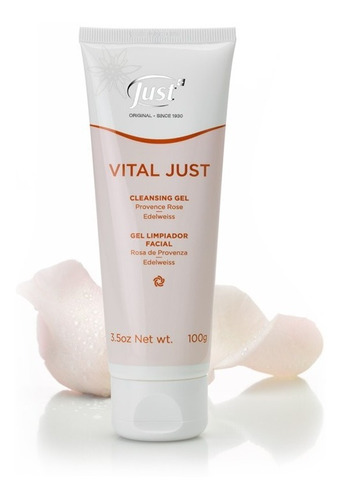 Gel Limpiador Facial Vital Just 100g - Marca Just