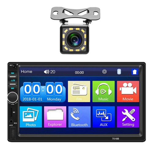 Audio Y Llamadas Bluetooth 7018b + Cámara