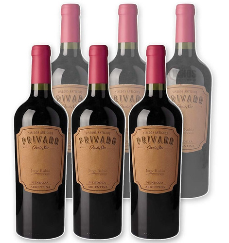 Vino Privado Oasis Sur Malbec 750 Ml Caja X6 Unidades