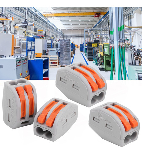 Conector De Cableado De Cable De Empuje De 100 Piezas Línea