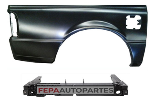 Lateral De Caja Ford Ranger 1998 / 2004 Cabina Doble Limited