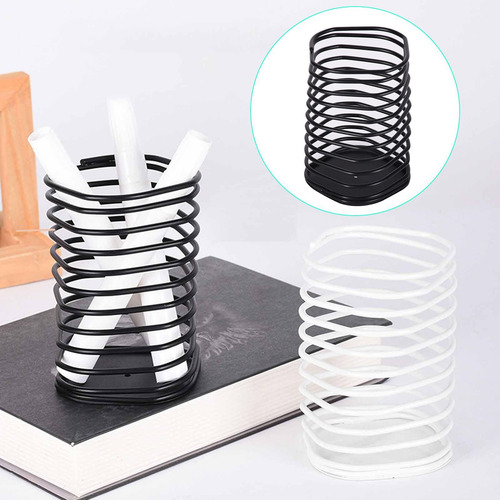 Porta-canetas De Metal E Organizador De Mesa De Papelaria De