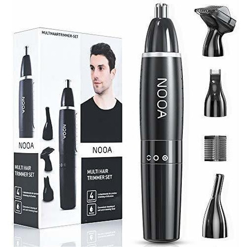 Nooa 4 In 1 Ear And Nose Hair Trimmer For Men Eyebrow Trimme