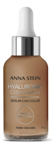 Sérum Faciál  Hyaluronic Color Match Anna Stein Tono Oscuro