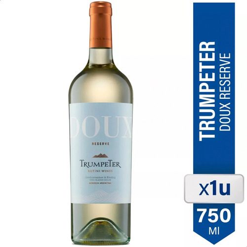 Vino Trumpeter Reserve Doux 750ml Blend Blanco Rutini Wines